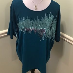 Coldwater Creek Sequin Top XL